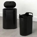 IKEA BROGRUND БРОГРУНД, контейнер для сміття з кришкою, чорний, 4 l 605.246.56 фото thumb №4