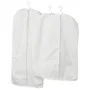 IKEA STUK СТУК, чехол для одежды, 3 штуки, белый / серый 503.708.76 фото