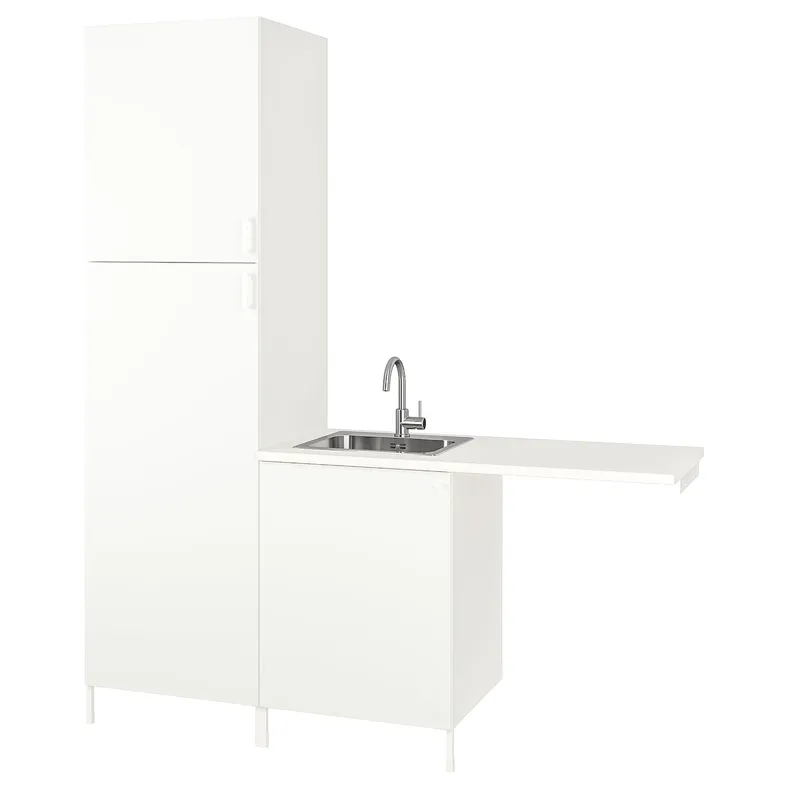 IKEA ENHET ЕНХЕТ, пральня, білий, 183x63.5x222.5 см 894.375.74 фото №1