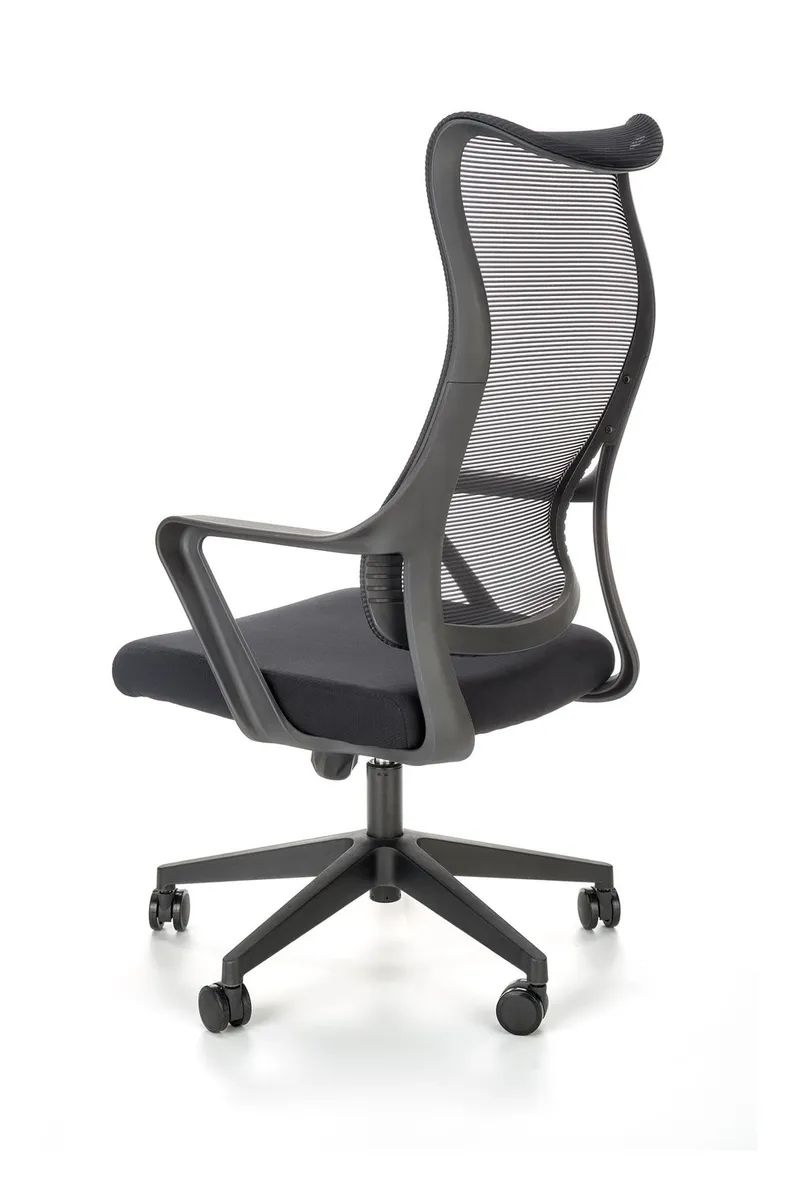Кресло компьютерное офисное вращающееся HALMAR LORETO, черный фото №3