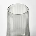 IKEA GRADVIS ГРАДВІС, ваза, сірий, 19 см 805.029.22 фото thumb №2