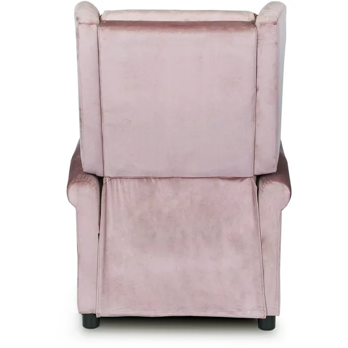 Кресло реклайнер бархатное MEBEL ELITE SIMON Velvet, розовый фото №8