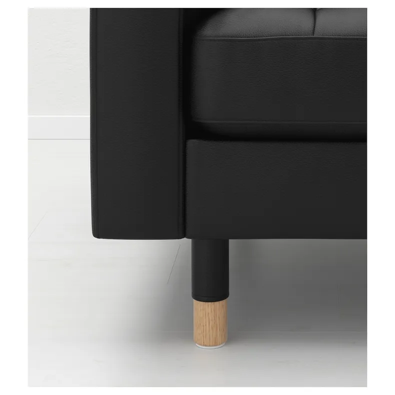 IKEA LANDSKRONA ЛАНДСКРУНА, крісло, Grann / Bomstad чорний / дерево 590.317.78 фото №5