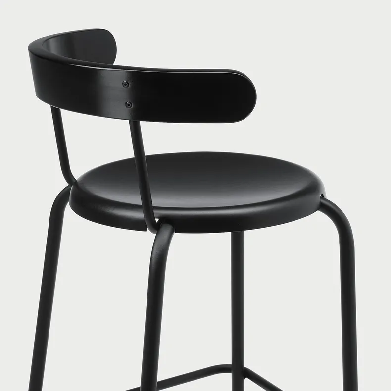 IKEA YNGVAR ІНГВАР, барний стілець, антрацит, 75 см 604.007.45 фото №6