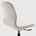 IKEA LÅNGFJÄLL ЛОНГФЬЄЛЛЬ, крісло для конференцій, ГУННАРЕД бежевий/чорний 891.775.66 фото thumb №3