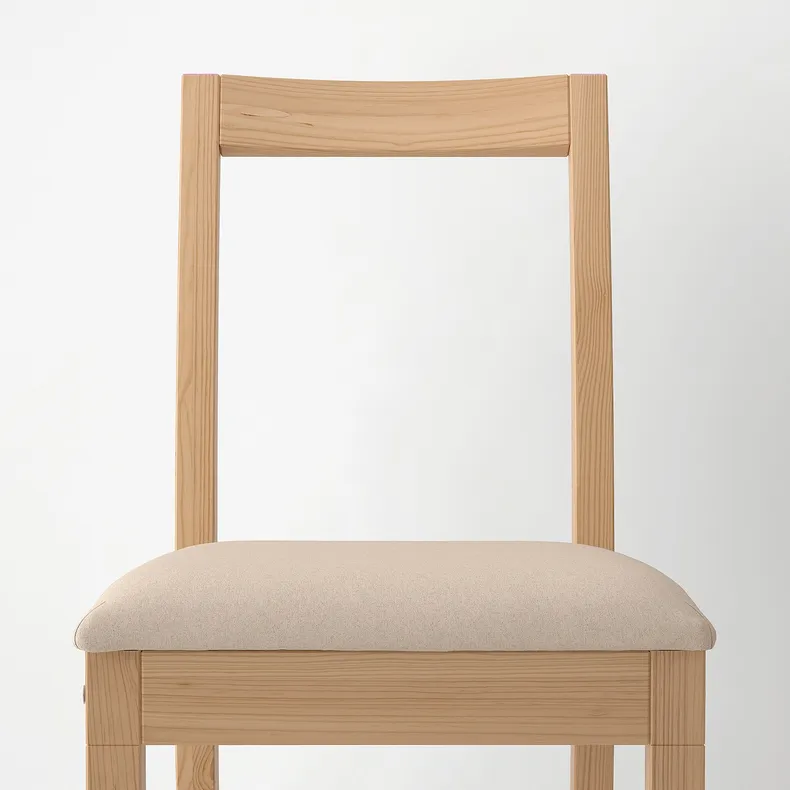 IKEA PINNTORP ПІННТОРП, стілець, світло-коричнева пляма / натуральний каторп 205.294.82 фото №5