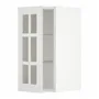 IKEA METOD МЕТОД, навесной шкаф / полки / стеклян дверца, белый / Стенсунд белый, 30x60 см 194.674.37 фото