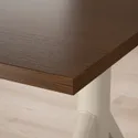 IKEA IDÅSEN ІДОСЕН, стіл регульований, коричневий/бежевий, 120x70 см 192.809.15 фото thumb №7
