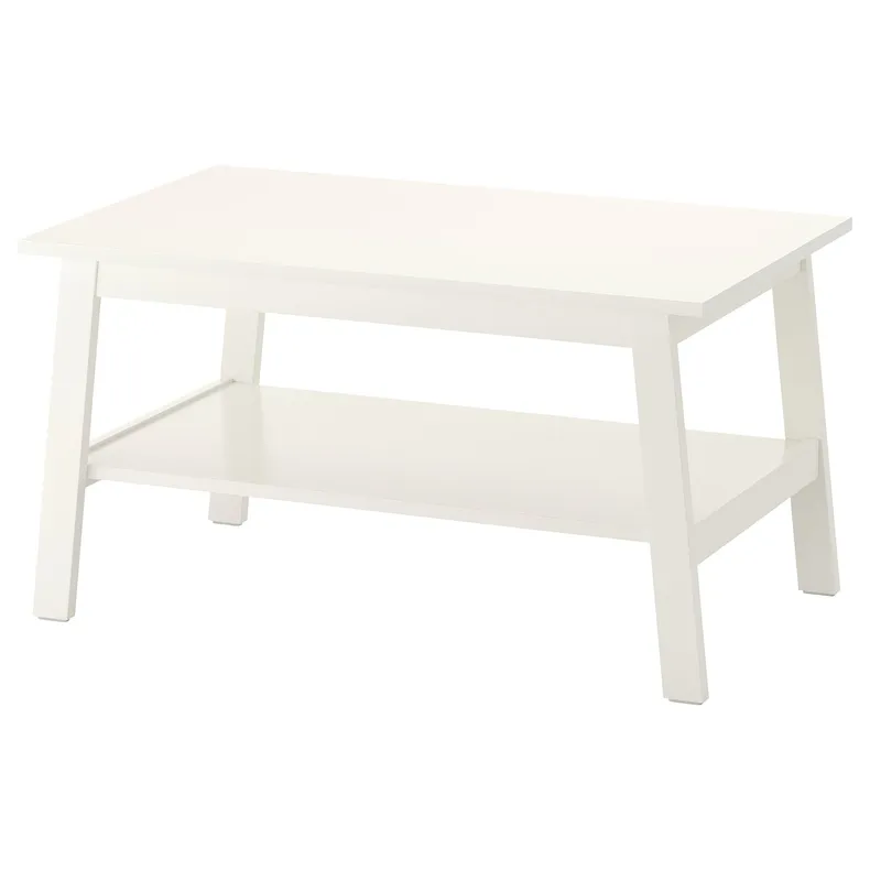 IKEA LUNNARP ЛУНАРП, журнальный стол, белый, 90x55 см 103.514.41 фото №1
