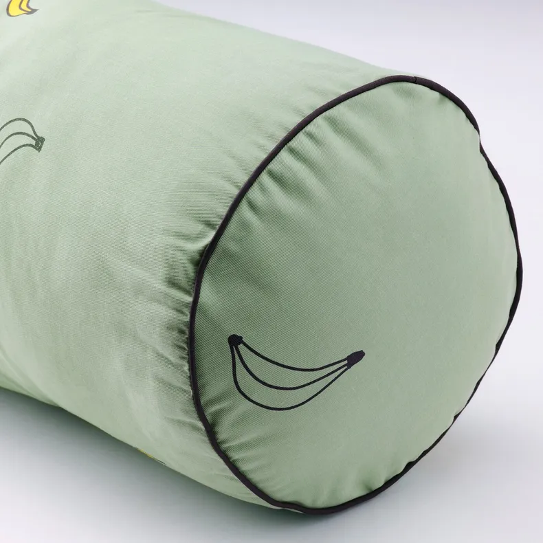 IKEA VÄNKRETS ВЭНКРЕТС, подушка, Банановый узор бледно-зеленый, 80 см 004.914.04 фото №4