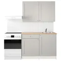 IKEA KNOXHULT КНОКСХУЛЬТ, кухня, сірий, 120x61x220 см 991.804.36 фото thumb №2