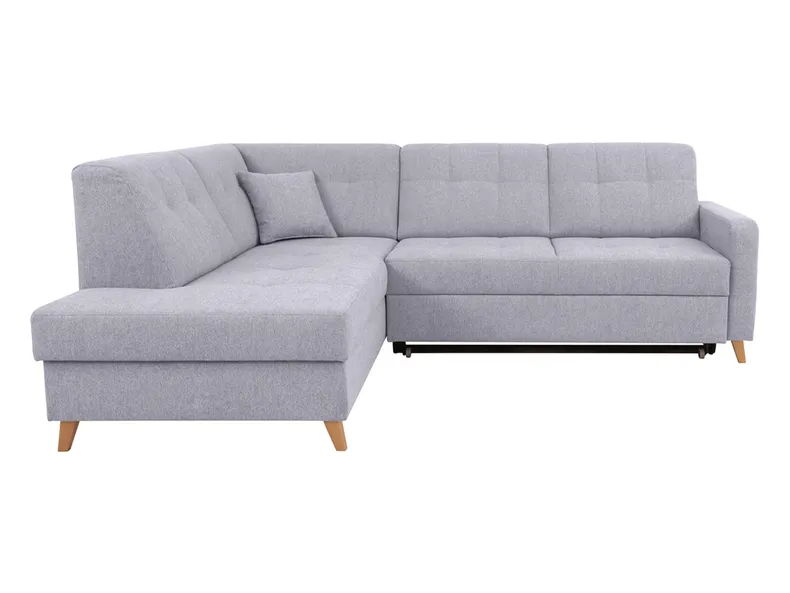BRW Кутовий розкладний диван Lars з ящиком для зберігання сірий, Primo 88 Grey NA-LARS-OTMBK.2F-G2_BA3671 фото №1