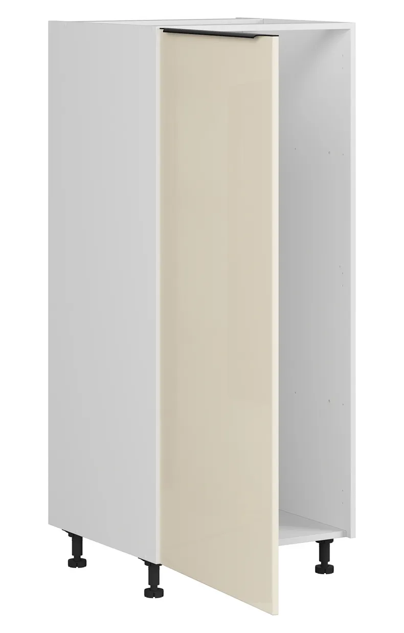 BRW Кухонный шкаф Sole L6 60 см левосторонний для установки холодильника магнолия жемчуг, альпийский белый/жемчуг магнолии FM_DL_60/143_L-BAL/MAPE фото №3
