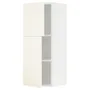 IKEA METOD МЕТОД, навісна шафа з полицями / 2 дверцят, білий / ВАЛЛЬСТЕНА білий, 40x100 см 895.072.65 фото