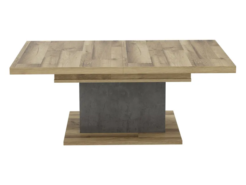 BRW Журнальный стол расскладной Ricciano, 120 см, темно-серый бетон / дуб BNCI/DAKL фото №3