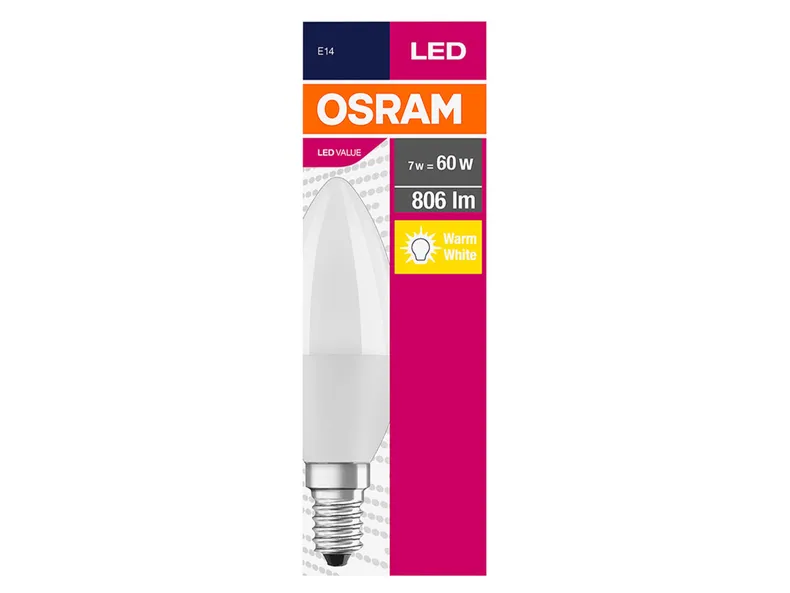 BRW Osram, Светодиодная лампа E14 7W 076039 фото №2