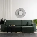 Угловой диван универсальный MEBEL ELITE ALEX, 262 см, ткань: зеленый фото thumb №3