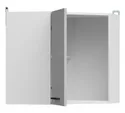 BRW Угловой верхний кухонный шкаф Junona Line 60 см левый/правый jash серый глянец, белый/светло-серый глянец GNWU/57_LP-BI/JSZP фото thumb №4