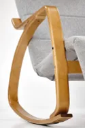 М'яке крісло-гойдалка HALMAR PRIME сірий фото thumb №9