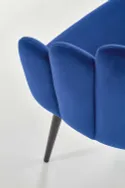 Кухонний стілець HALMAR K410 темно-синій фото thumb №5