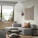 IKEA JÄTTEBO ЭТТЕБО, 2,5-местный модульный диван+козетка, левый / тонированный серый 394.713.58 фото thumb №2