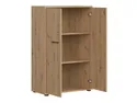 BRW Книжкова шафа Space Office 80 см з 2 дверима дуб artisan, дуб ремісничий REG2D/120/F12-DASN фото thumb №3