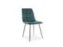 Кухонний стілець SIGNAL MILA Velvet, Bluvel 78 - зелений фото