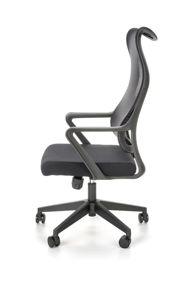 Кресло компьютерное офисное вращающееся HALMAR LORETO, черный фото №2