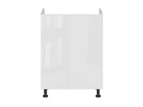 BRW Кухонный шкаф под мойку Top Line 60 см левый белый глянец, альпийский белый/глянцевый белый TV_DK_60/82_L-BAL/BIP фото