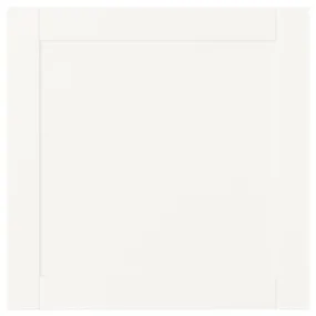 IKEA SANNIDAL САННИДАЛЬ, дверца с петлями, белый, 60x60 см 092.430.37 фото