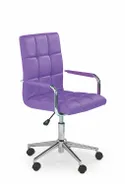 Крісло комп'ютерне офісне обертове HALMAR GONZO 2, фіолетовий фото thumb №1