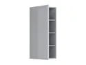 BRW Верхний кухонный шкаф Верди 40 см левый с дисплеем светло-серый матовый, греноловый серый/светло-серый матовый FL_G_40/95_L-SZG/JSZM фото thumb №3