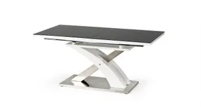 Раскладной кухонный стол HALMAR SANDOR 2 160-220x90 см черный фото