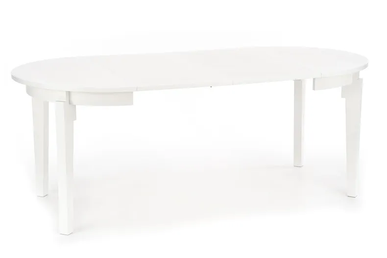 Обеденный стол раскладной HALMAR SORBUS 100-200x100 см, белый фото №10