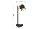 BRW Настільна лампа LED/10W/1050LM/3000K чорна Toulouse 091085 фото thumb №4