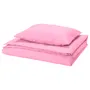 IKEA PILTANDVINGE ПІЛТАНДВНГЕ, підковдра та наволочка, блідо-рожевий, 150x200/50x60 см 005.791.47 фото