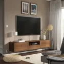 IKEA EKET, Телевізор, hi-fi шафа, коричневий/горіховий, 210x35x35 см 695.809.83 фото thumb №2