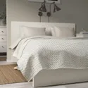 IKEA JAKOBSLILJA ЯКОБСЛИЛЬЯ, покрывало, крем/антрацит, 230x250 см 805.870.73 фото thumb №3