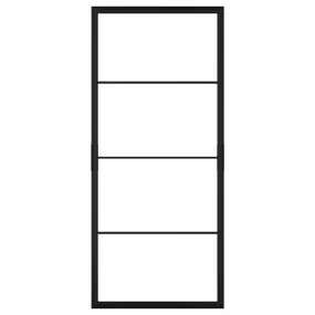 IKEA SKYTTA СКЮТТА, рама раздвижной двери, черный, 102x231 см 704.977.37 фото