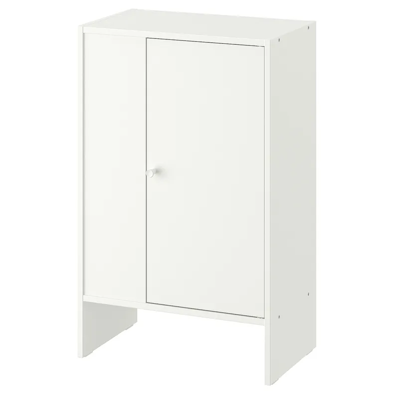 IKEA BAGGEBO БАГГЕБО, шафа з дверцятами, білий, 50x30x80 см 604.812.04 фото №1