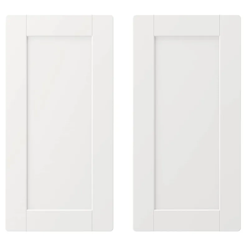 IKEA SMÅSTAD СМОСТАД, дверцята, білий / з каркасом, 30x60 см 204.342.38 фото №1