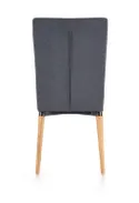 Кухонний стілець HALMAR K273 темно-сірий, бук фото thumb №4