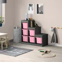 IKEA TROFAST ТРУФАСТ, шафа, сірий / рожевий, 99x44x94 см 295.268.65 фото thumb №2