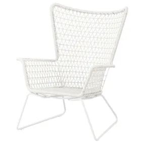 IKEA HÖGSTEN ХЕГСТЕН, крісло, вуличне, білий 502.098.65 фото
