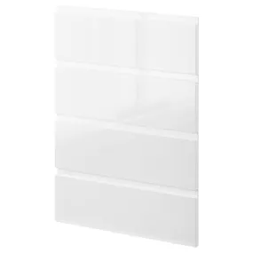 IKEA METOD МЕТОД, 4 фронтальні панелі для посудомийки, Voxtorp глянцевий/білий, 60 см 894.500.37 фото
