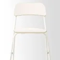IKEA FRANKLIN ФРАНКЛІН, барний стілець зі спинкою, складан, білий/білий, 63 см 704.048.75 фото thumb №9