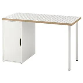 IKEA LAGKAPTEN ЛАГКАПТЕН / ALEX АЛЕКС, письменный стол, белый / антрацит, 120x60 см 295.214.53 фото