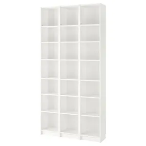 IKEA BILLY БІЛЛІ, книжкова шафа, білий, 120x28x237 см 390.178.39 фото