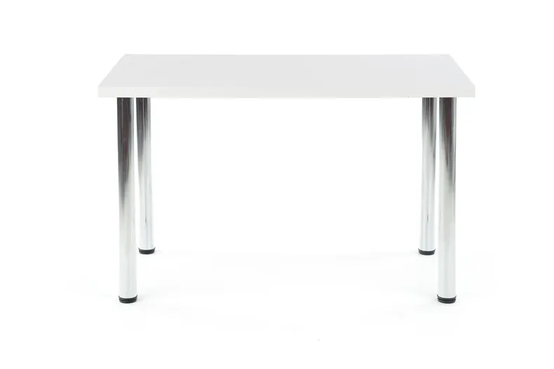 Кухонний стіл HALMAR MODEX 120x68 см колір стільниці - білий, ніжки - хром фото №3