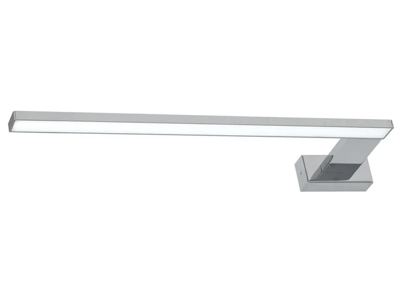 BRW Светильник настенный металлический для ванной комнаты Shine LED серебристый 086755 фото №1